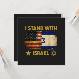 Me mantengo con Israel Bandera de América