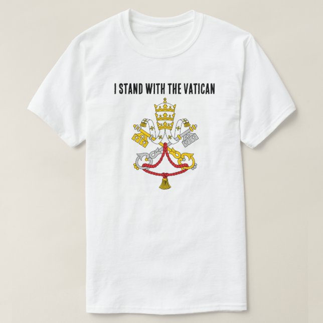 Me mantengo con la camiseta del Vaticano (Diseño del anverso)