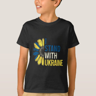 Me mantengo con Ucrania 2025 Camisetas Bandera ucr