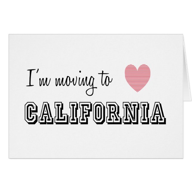 Me mudo a California (Anverso (Horizontal))