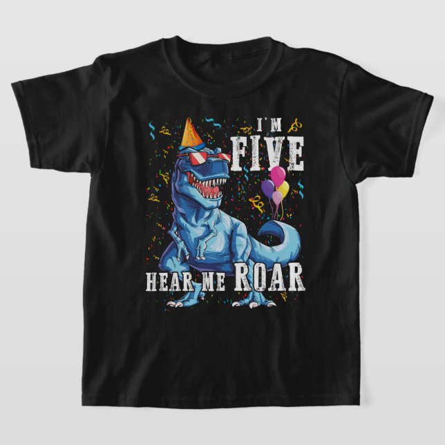 Me oigo a los Camisetas de los dinosaurios de quin (Distribución)