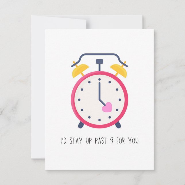 Me pondría al día por tu tarjeta El día de San Val (Anverso)