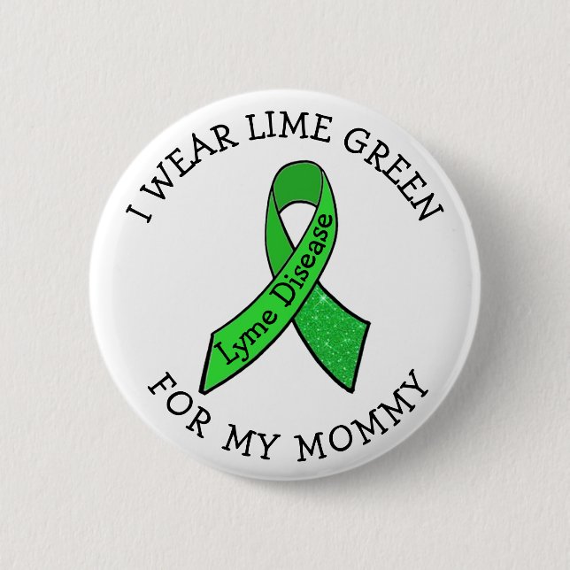 Me pongo el botón verde lima por mi mami (Anverso)