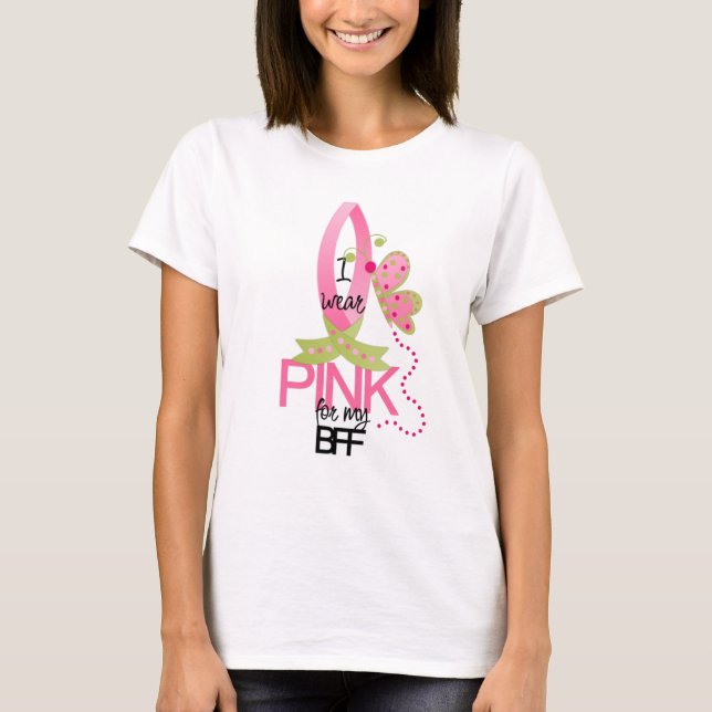 Me pongo rosado por mi camiseta del BFF (Anverso)