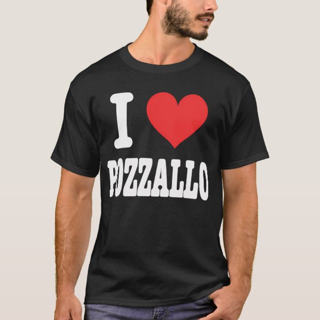 Me ❤️ Pozzallo  Camiseta Tri-Blend (Anverso)