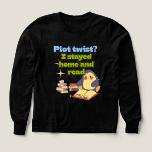 Me Quedé en Casa y Leí Penguin Pullover Acogedor L