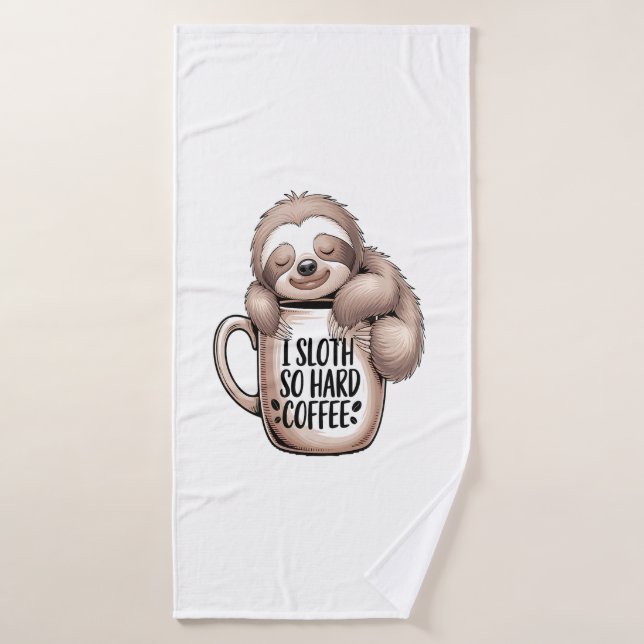 Me quedo sin café (Toalla de baño)