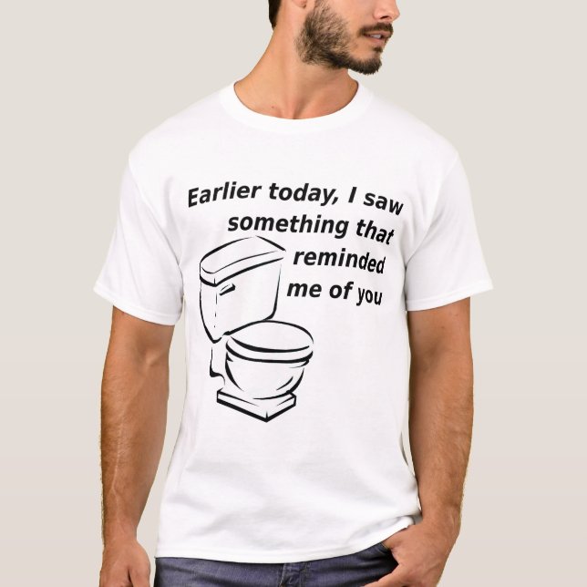 Me Recordó a Ti Camiseta Divertida (Anverso)