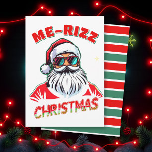 Me-Rizz Navidad gen Alpha meme humor Navidad