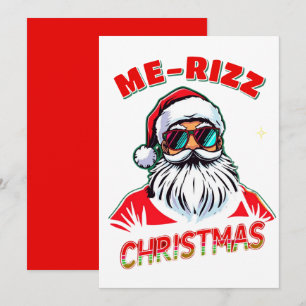 Me-Rizz Navidad generación Alpha meme divertido