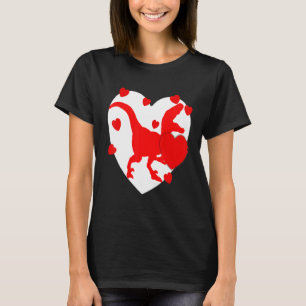 me romo el corazón camisa día de San Valentín dino