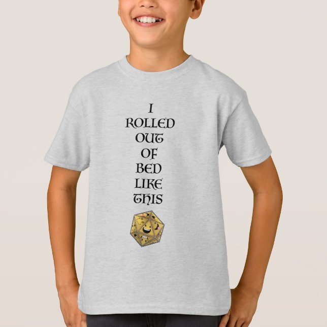 Me Salí De La Cama Como Esta Camiseta Infantil (Anverso)