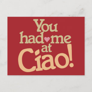 ¡Me tenías en la postal de Ciao!