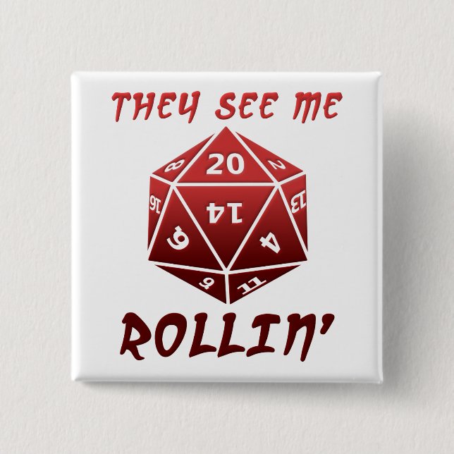 Me Ven El Divertido Botón De Rollin (Anverso)