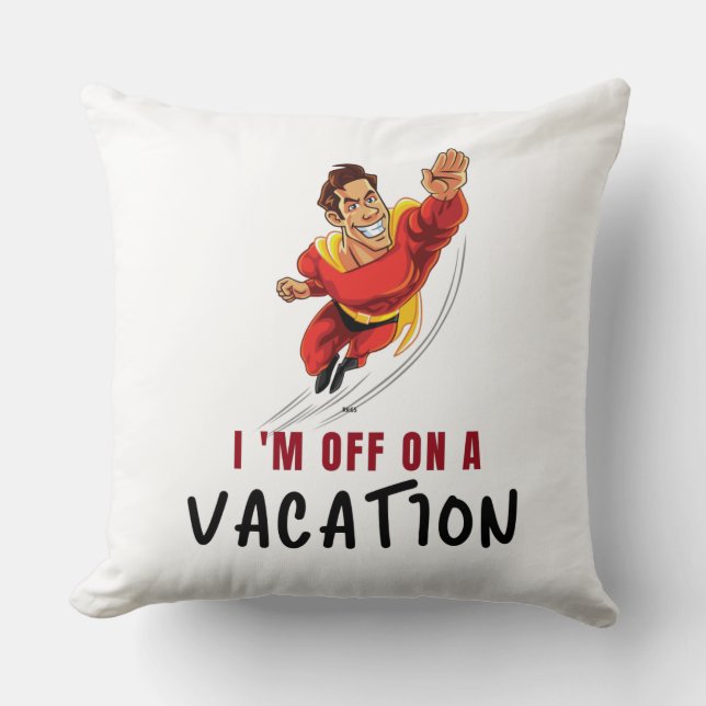 Me voy de vacaciones - tiro almohada (Anverso)