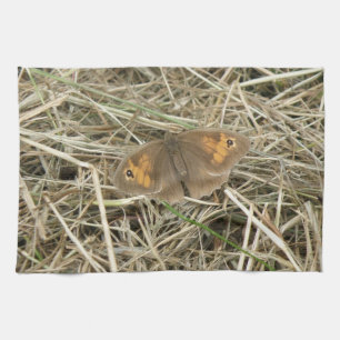 Meadow Brown Butterfly Kitchen Toalla