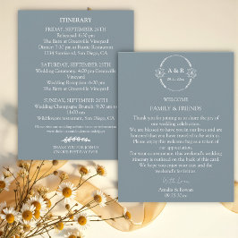 Meadow Flowers Boda Bienvenida Itinerary