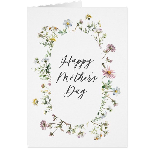 Meadow Wildflower Mothers Day (Frente)