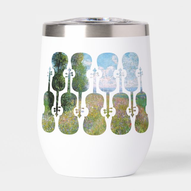 Meadowlark Violin Café/Té Practicando Tumbler (Frente)