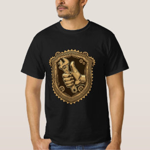 Mecánico con Pulgar Arriba - Camiseta de Llave de 