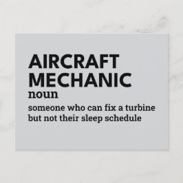 Mecánico de aeronaves - Tarjeta de definición humo