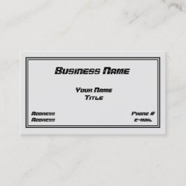 Mecánico y tarjeta de visita auto del diseño del