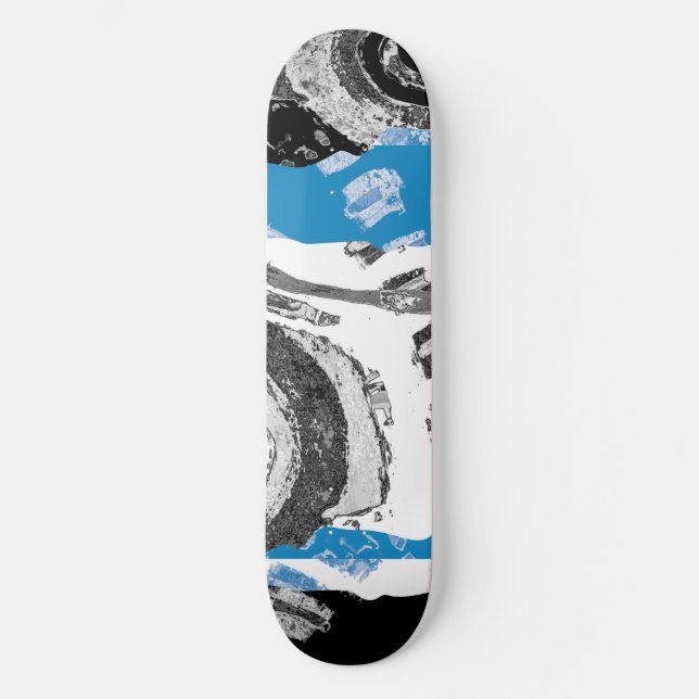 Mecanismo de Onda – Skateboard Personalizado (Deck (Anverso)