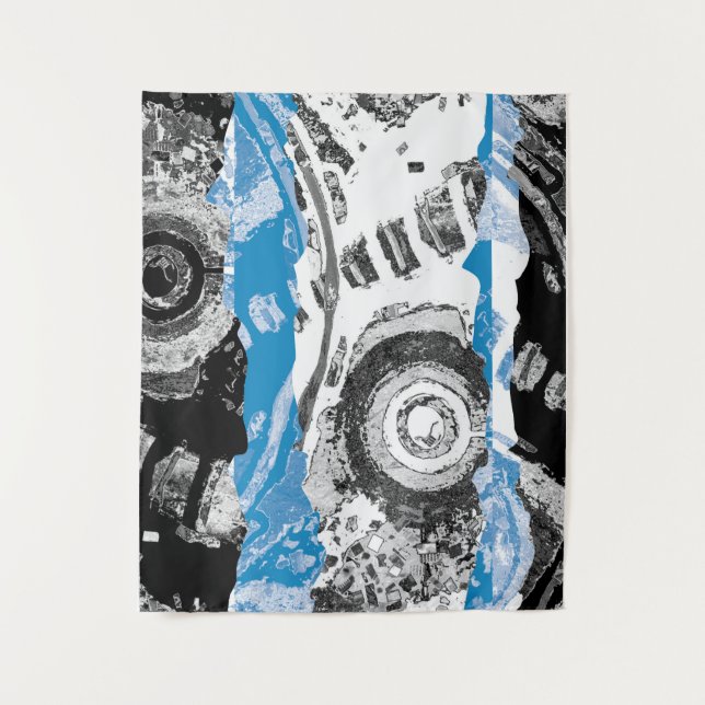 Mecanismo de Onda – Tapiz Abstracto Mediano (Anverso)