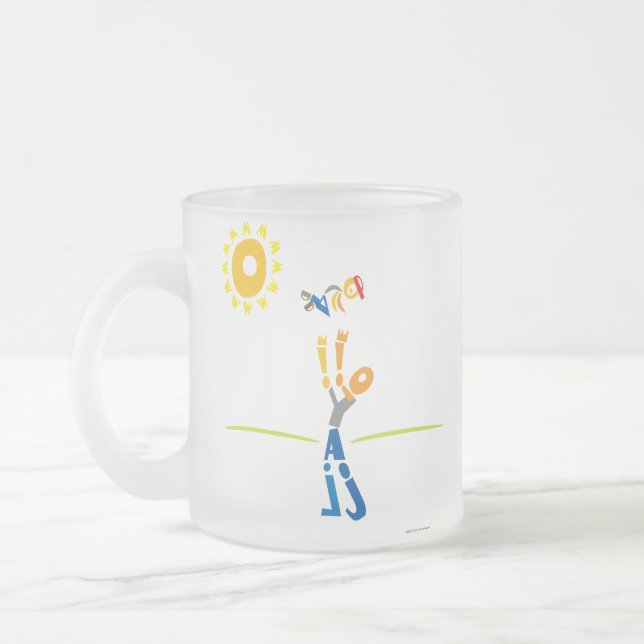 ¡Mecanografíe la taza del papá - el día de padre (Izquierda)