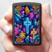 Alegres cruces en medio del follaje brillante b