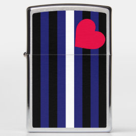 Mechero Zippo Bandera del Orgullo de Cuero