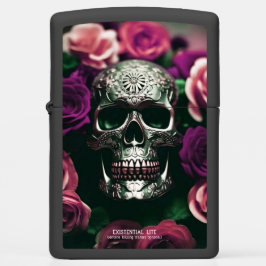 Mechero Zippo Cráneo de Wreath EXISTENCIAL 1d