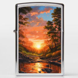 Mechero Zippo Creek Bank Sunrise