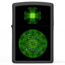 Erin Go Bragh Cruz Celta Mandala Zippo