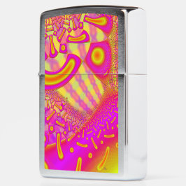 Mechero Zippo Fractal de vidrio fundido 3D LollyPoP