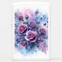 Galaxy Rosa floral Zippo Lighter