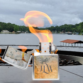 Mechero Zippo Gris Rust Manchado Urbano Grunge Elegante