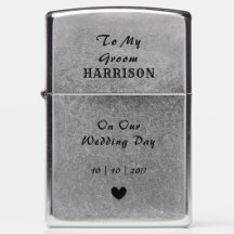 Groom del día de la boda personalizado