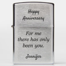 Personaliza el regalo de feliz aniversario Zippo L