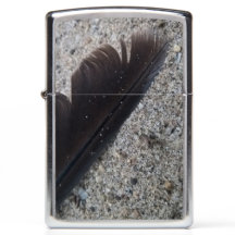 Pluma En La Playa Zippo