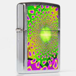 Mechero Zippo PsychoBerries 3d Fractal de vidrio