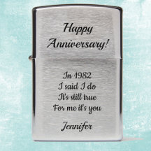 Regalo Aniversario Zippo Más Ligero Dije Que Lo Ha