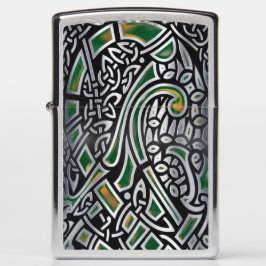 Mechero Zippo Relieve metalizado 3D Aves Celtas