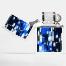 Resumen azul y blanco