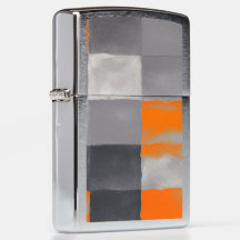 Resumen de la placa gris naranja