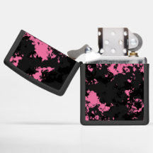 Resumen rosa y negro