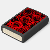 Roses Rojas Rojas Zippo Lighter