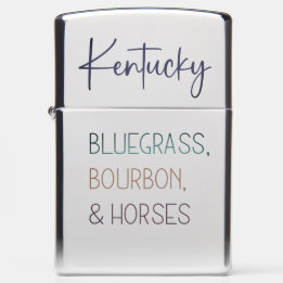 Mechero Zippo Zippo Lighter - Kentucky Bluegrass, Bourbon, Cabal