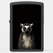 Zippo lighter with Gentle Lemur