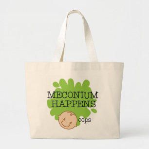 Meconium sucede la bolsa de asas de la partera